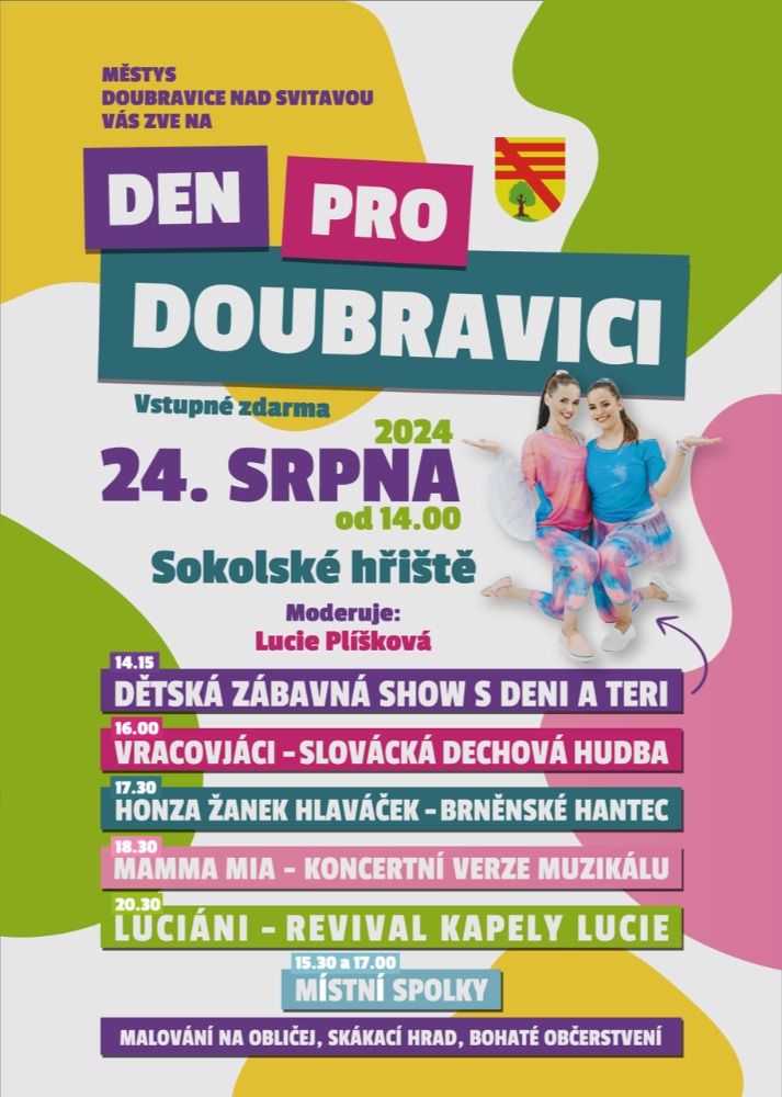 Plakát k akci Den pro Doubravici